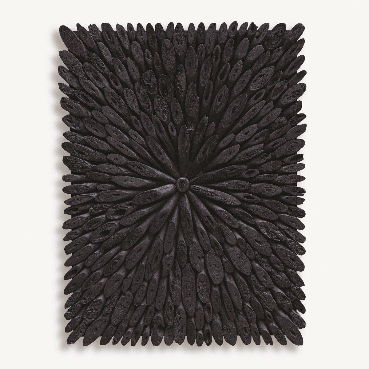 BAHAMA WOOD WALL DECOR, BLACK image 1
