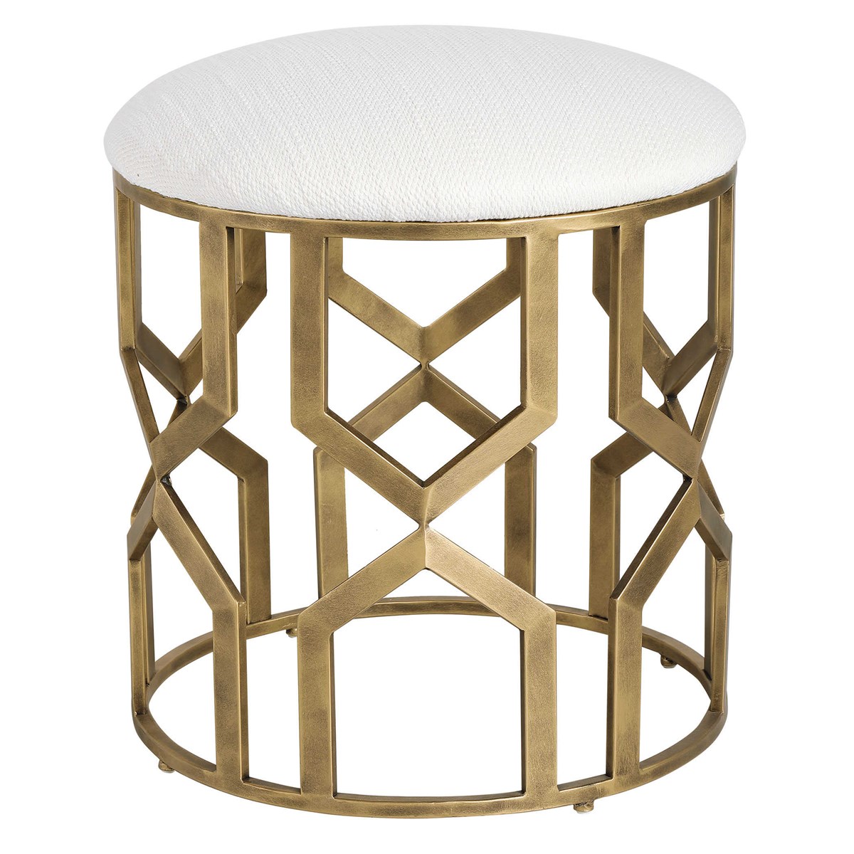 TRELLIS ACCENT STOOL image 1