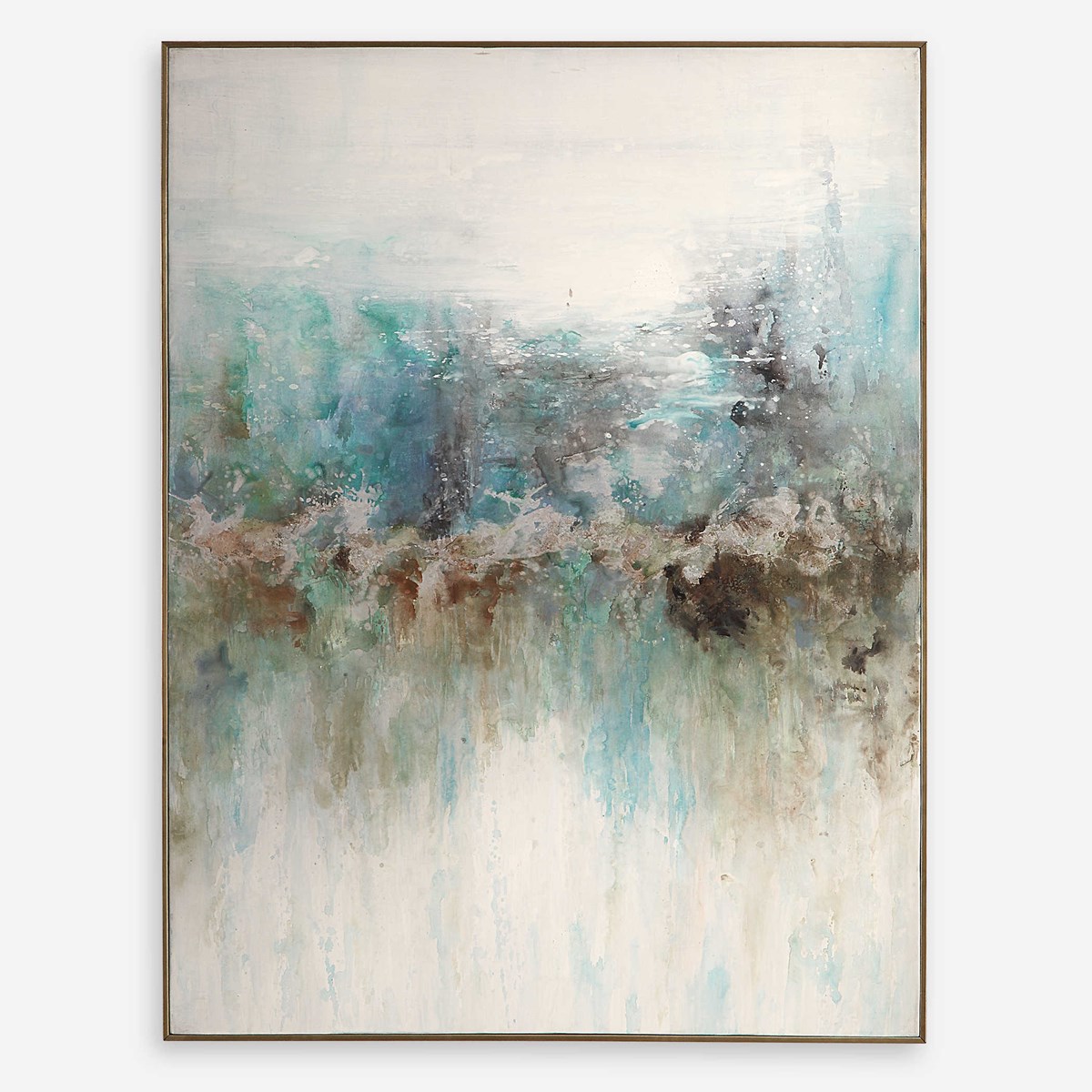 MOUNTAIN TOP HAND PAINTED CANVAS image 1