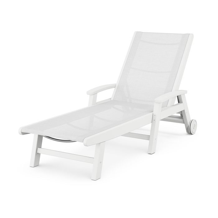 Coastal Chaise with Wheels image 1