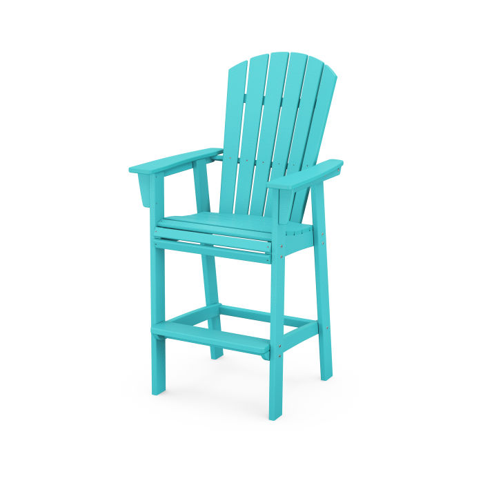 Nautical Curveback Adirondack Bar Chair image 1