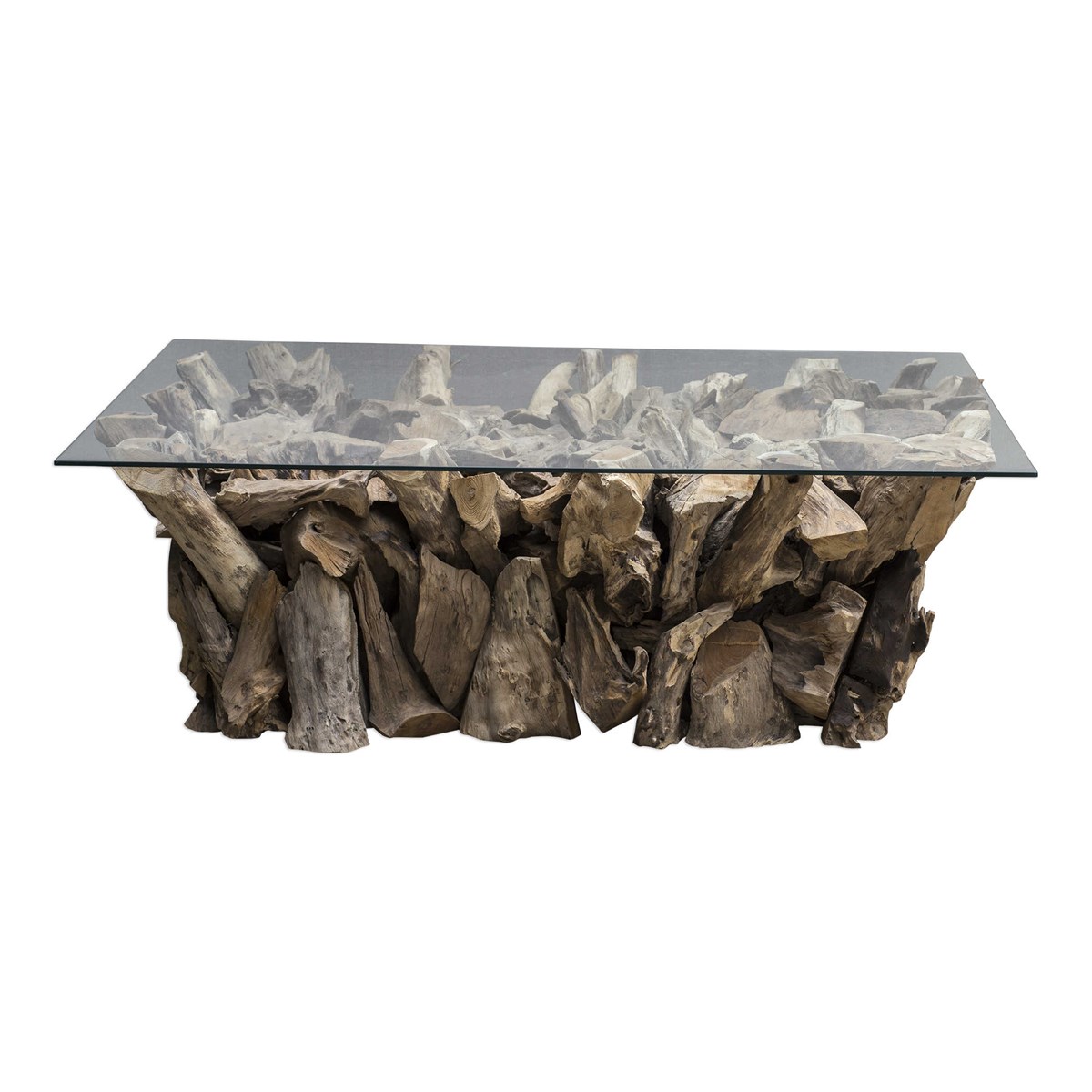 TEAK ROOT COFFEE TABLE image 1
