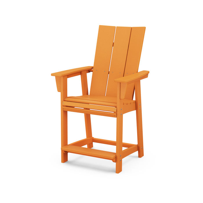 Modern Curveback Adirondack Counter Chair image 1