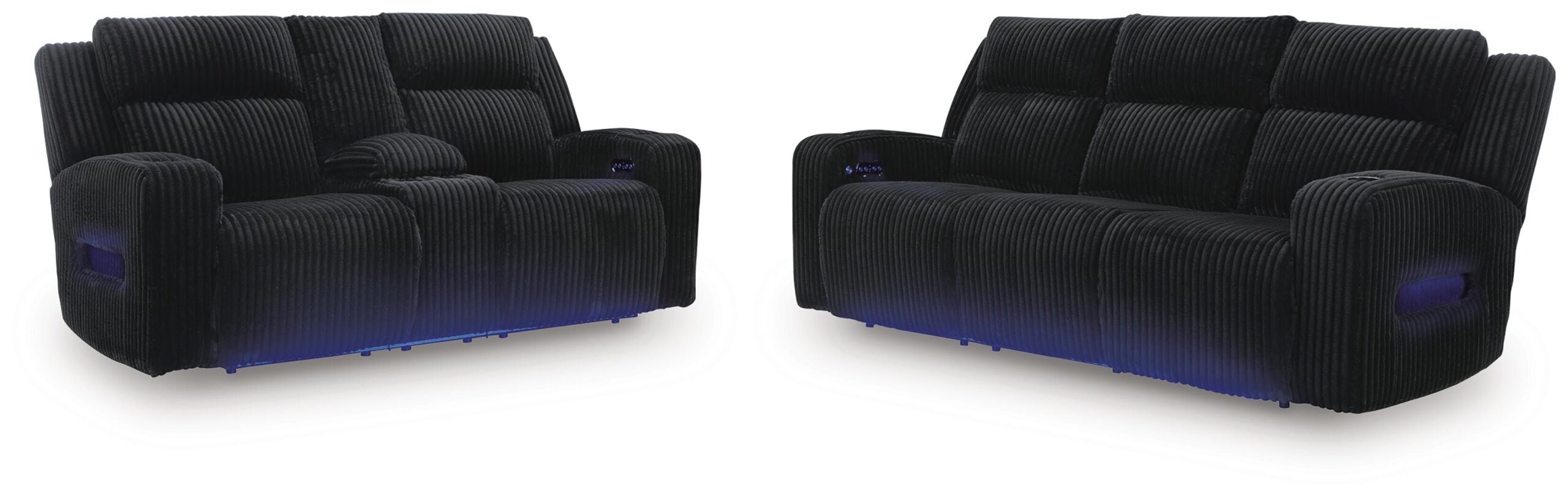 079c04ec061d74bdb3b4eee9c368dd96 Belvarrow Power Reclining Sofa and Loveseat - Image 1