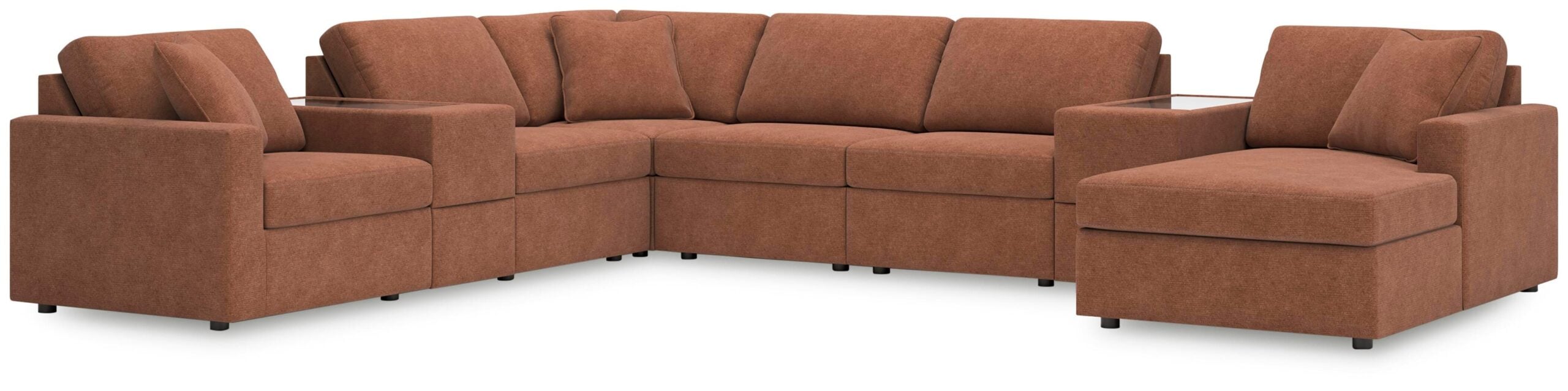 0f02a36e7011dc0fdbd5efbf8a289ee3 Modmax 8-Piece Sectional with Chaise - Image 1