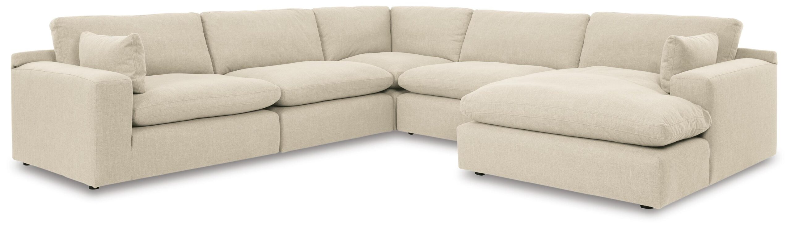 18cb2cba80690fc935a5bfe63109a0a9 Elyza 5-Piece Sectional with Chaise - Image 1