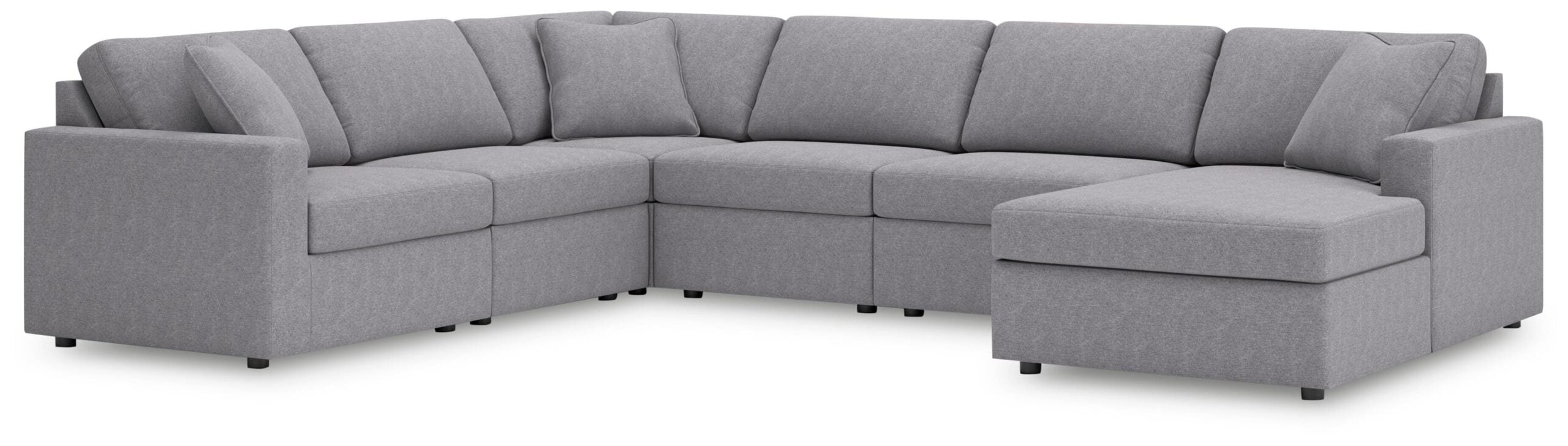 1c181ccd75b662daf19f5ab5b3311770 Modmax 6-Piece Sectional with Chaise - Image 1