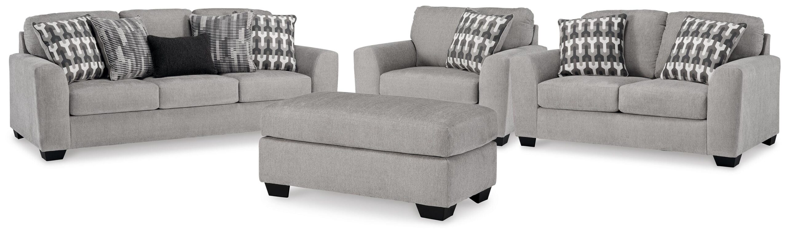 2a0e9f61adc253ccda52cfb7efeae941 Avenal Park Sofa, Loveseat, Oversized Chair and Ottoman - Image 1