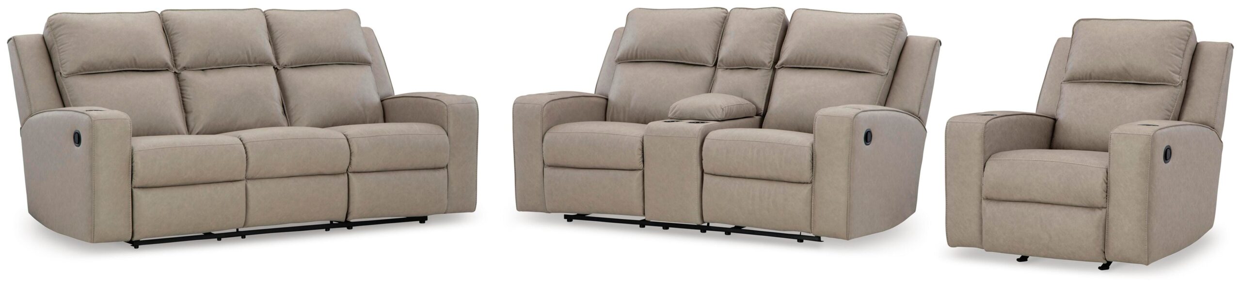 3681d6d5b84625cfcda12d94660e5e13 Lavenhorne Reclining Sofa, Loveseat and Recliner - Image 1
