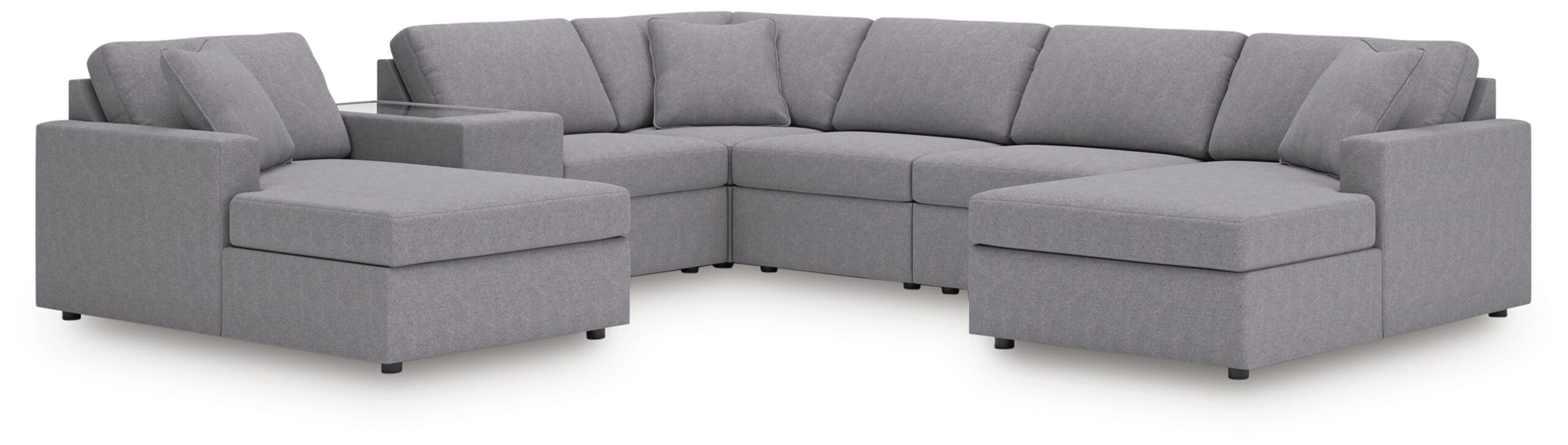 549215b507917abb612efc9ef60237f5 Modmax 7-Piece Sectional - Image 1