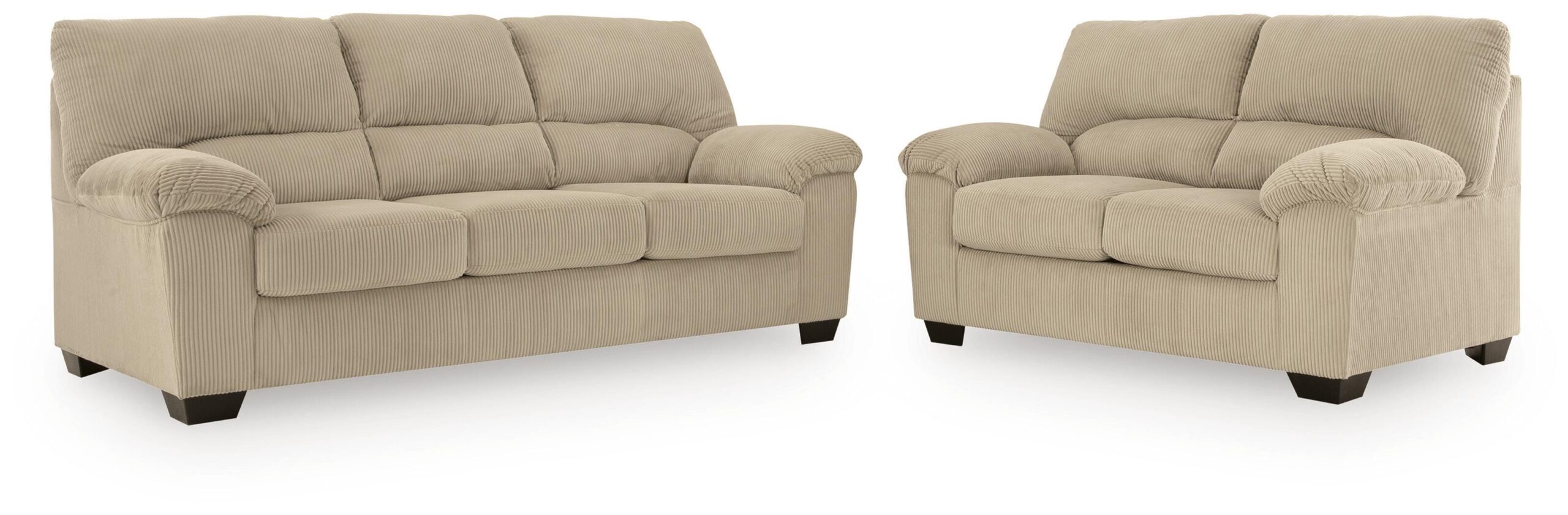 5de44c9583ce92c43eab7c662034b403 SimpleJoy Sofa and Loveseat - Image 1