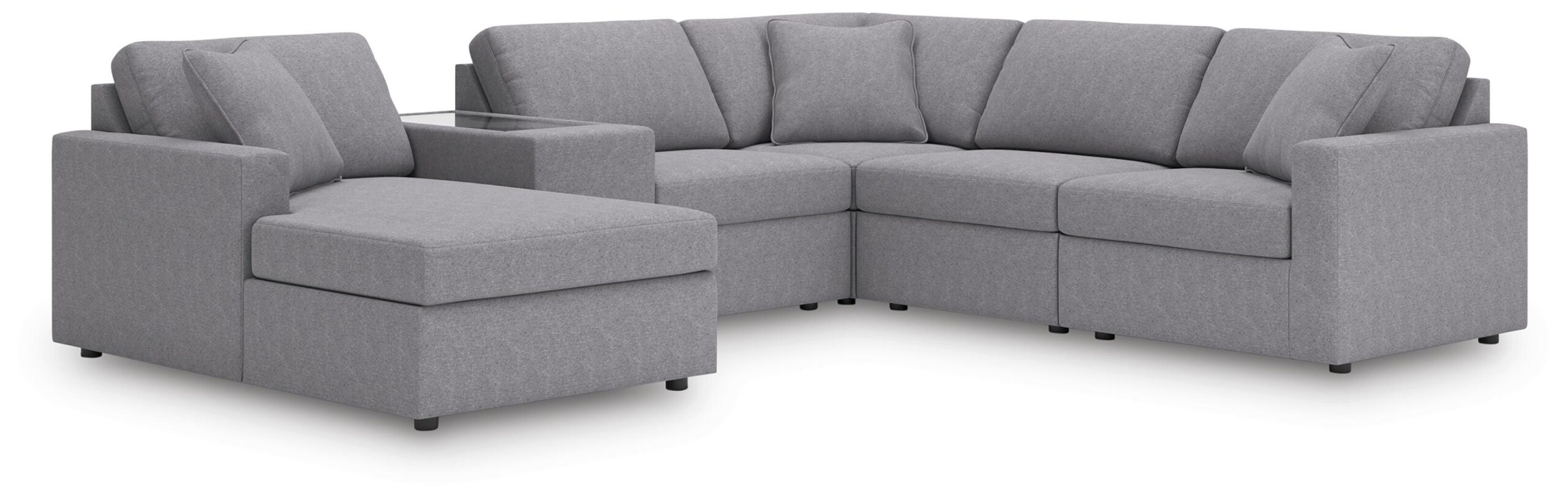 7028b7d46d7fe9b3ec84b683da8d5c71 Modmax 6-Piece Sectional with Chaise - Image 1
