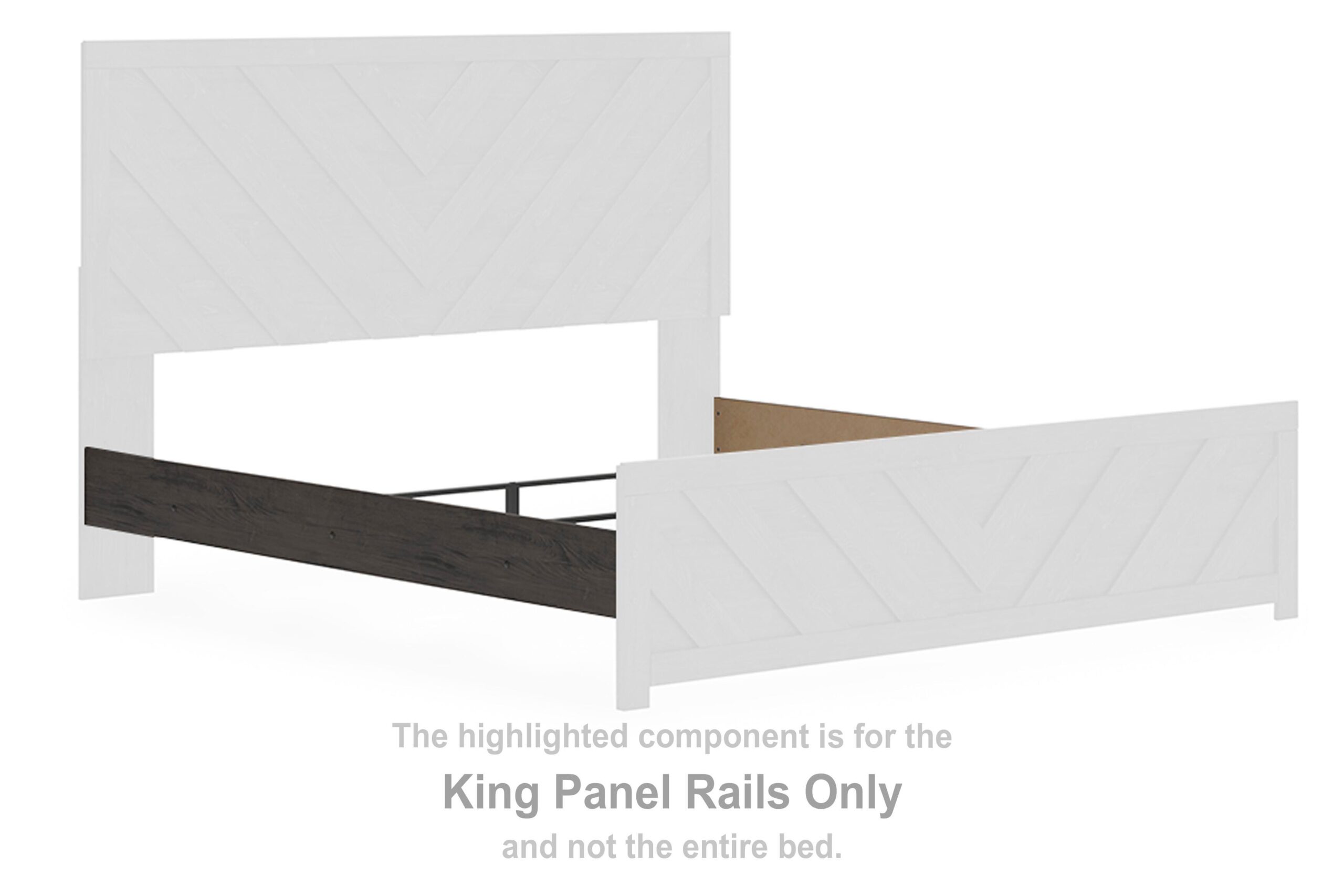 79db5383335a808f6fef6a75da95b6a3 Prendonea King Panel Rails - Image 1