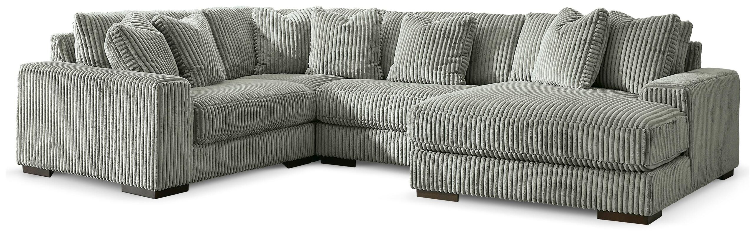 8cd32e71508adf4e0b1e52737b765b7e Lindyn 4-Piece Sectional with Chaise - Image 1