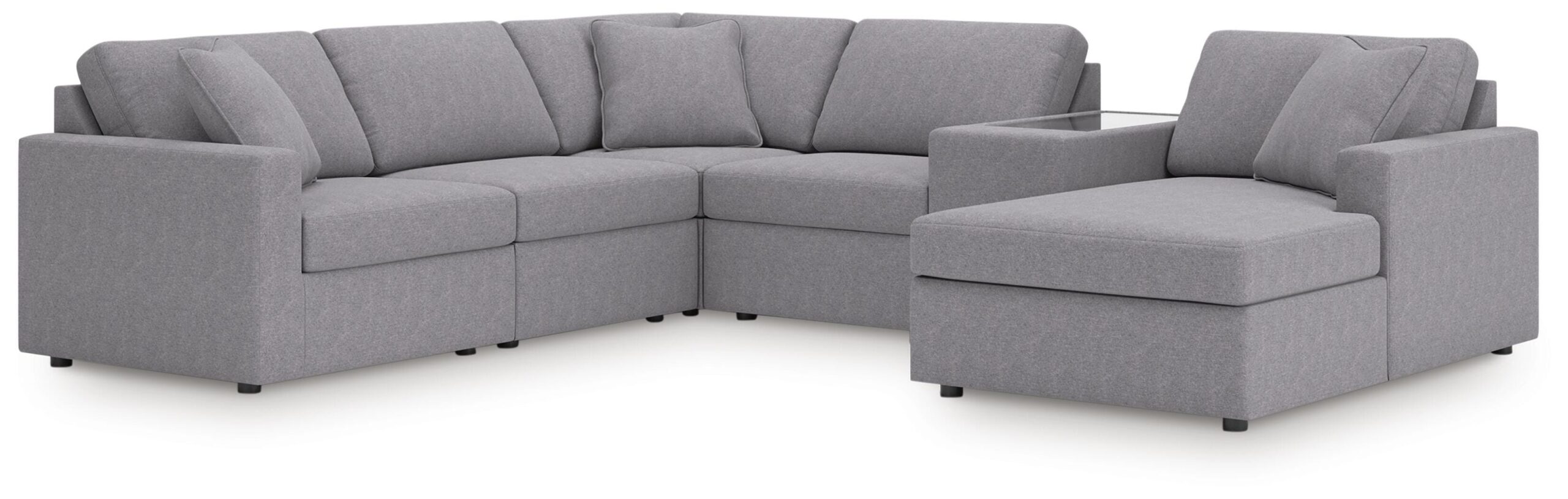 9a580b2ecf91c6cc3b841f102bdf5d91 Modmax 6-Piece Sectional with Chaise - Image 1
