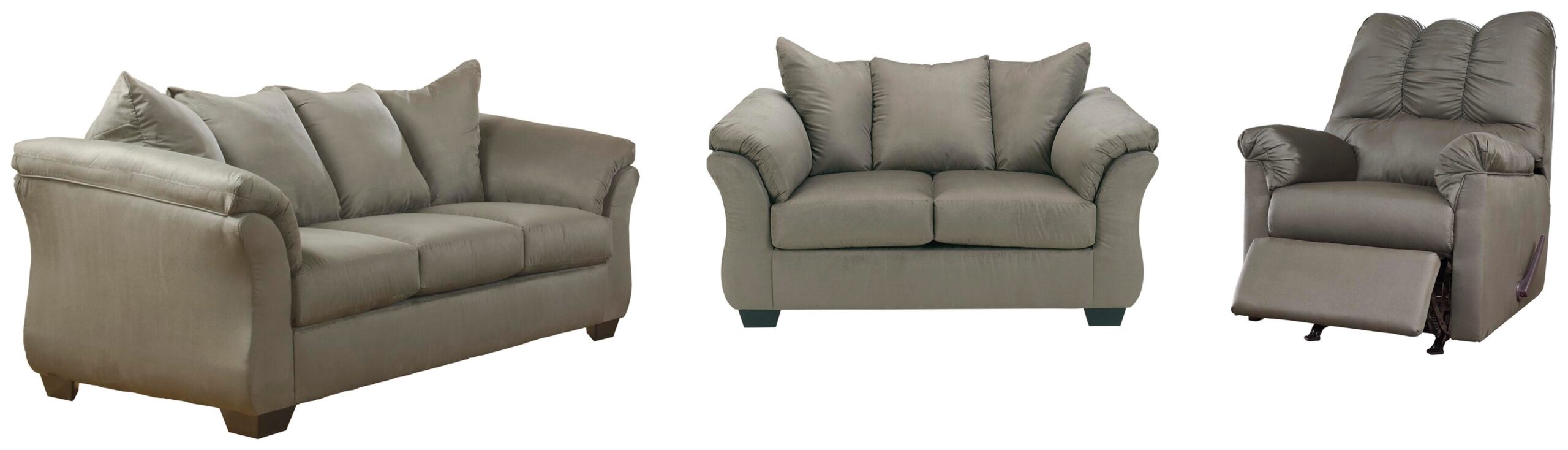 9b4a1f6bed7d242dc61a8fcf769fb874 Darcy Sofa, Loveseat and Recliner - Image 1