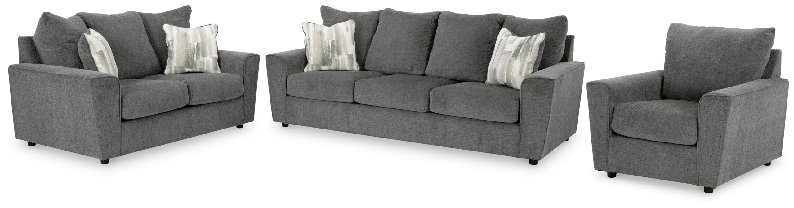 9d2a43289a9b41cf39552dc26016ff05 Stairatt Sofa, Loveseat and Chair - Image 1