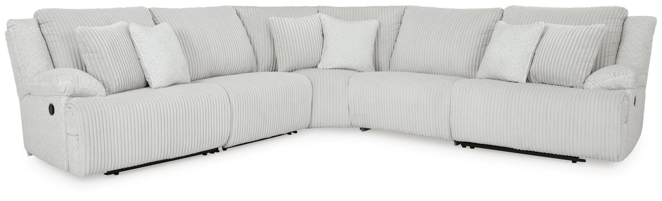 9f704f18d4dc6d7b658bd1d048b5ff48 Top Tier 5-Piece Reclining Sectional - Image 1