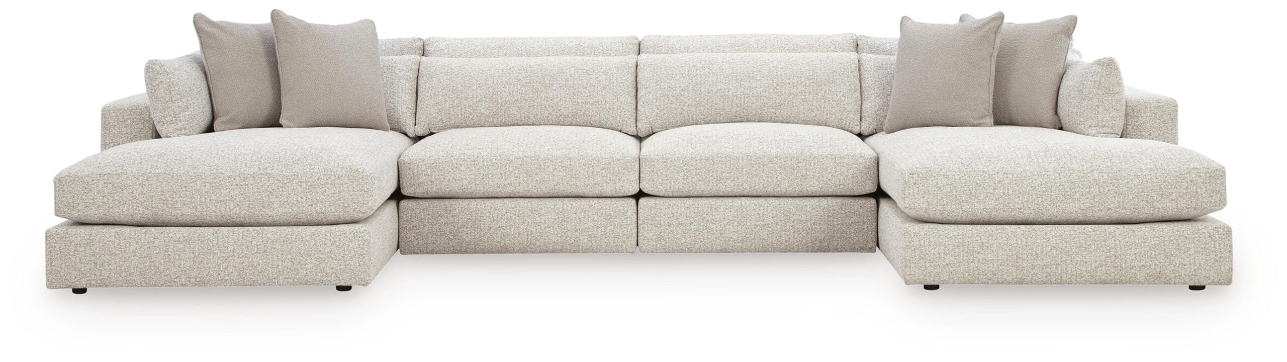 a28e235a412e7de0f6a3f88b34020583 Ashbourne Estate 4-Piece Double Chaise Sectional - Image 1