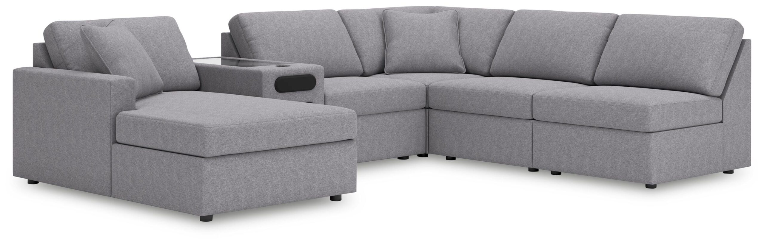 a8dbe69c0e6f73a70ce66b8082ae0dcf Modmax 6-Piece Sectional with Chaise - Image 1