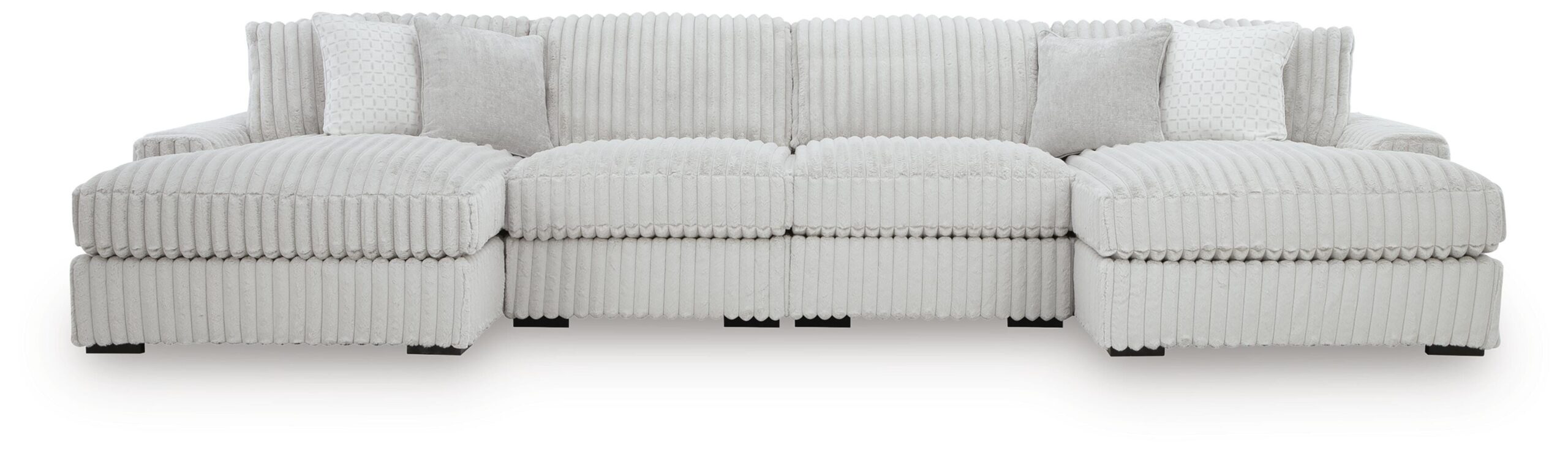 b4bb48faf644be0a28e414bdbe968273 Stupendous 4-Piece Sectional with Double Chaise - Image 1