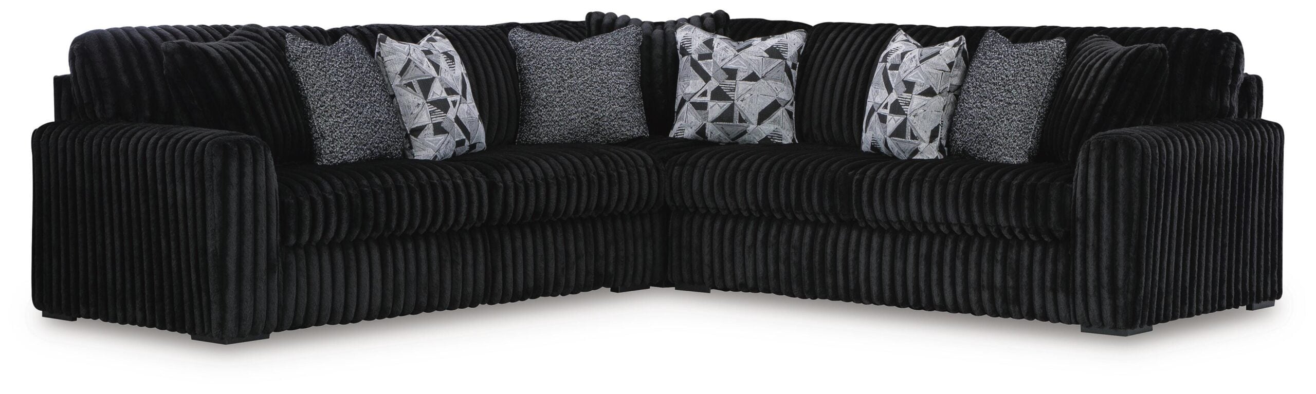 c0767cef785ea45414a61c85254081f2 Midnight-Madness 3-Piece Sectional - Image 1