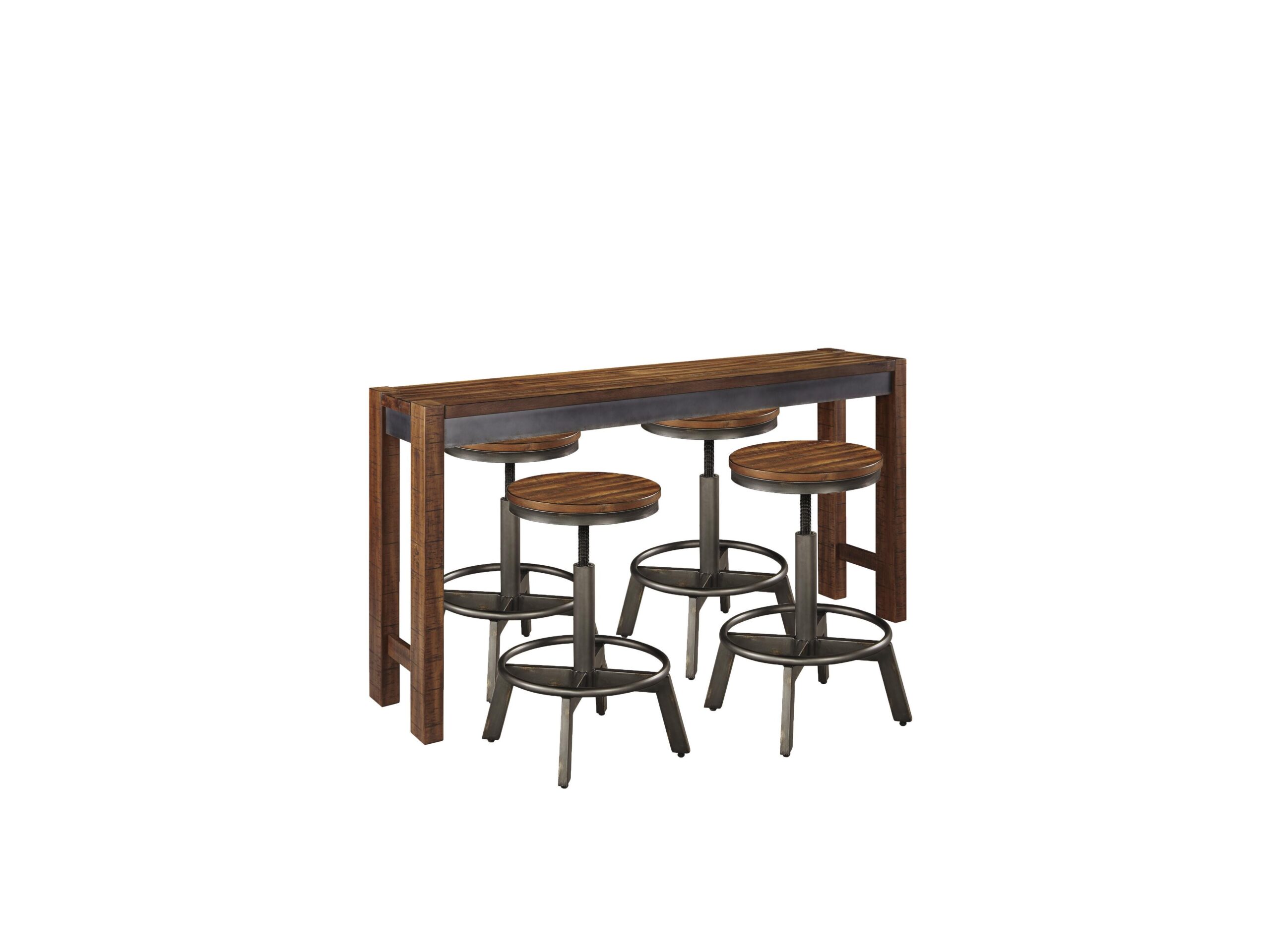c38c9a2bf5aacc3861789e9e97c3f4fa Torjin Counter Height Dining Table with 4 Barstools - Image 1