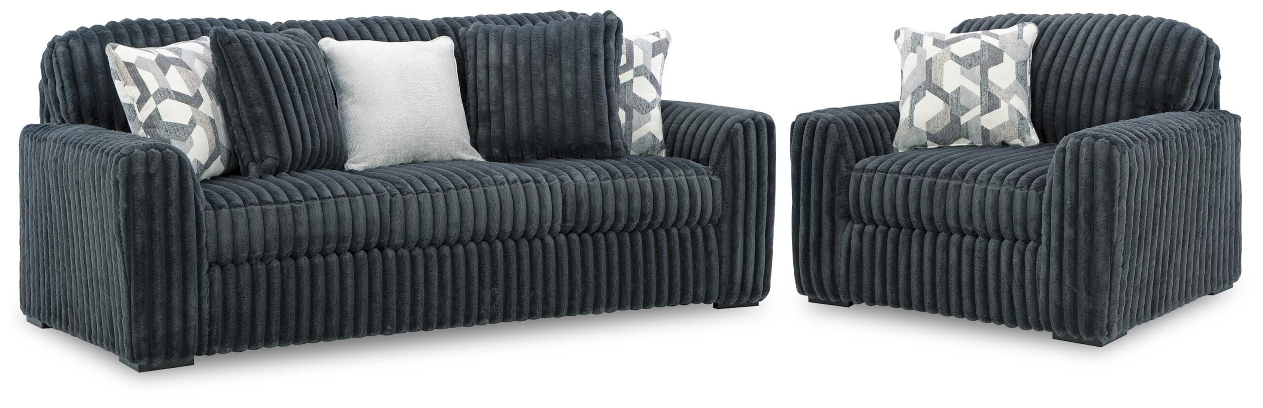 d4e4d5476d637fbf93097e5c2f9c681e Midnight-Madness Sofa and Oversized Chair - Image 1