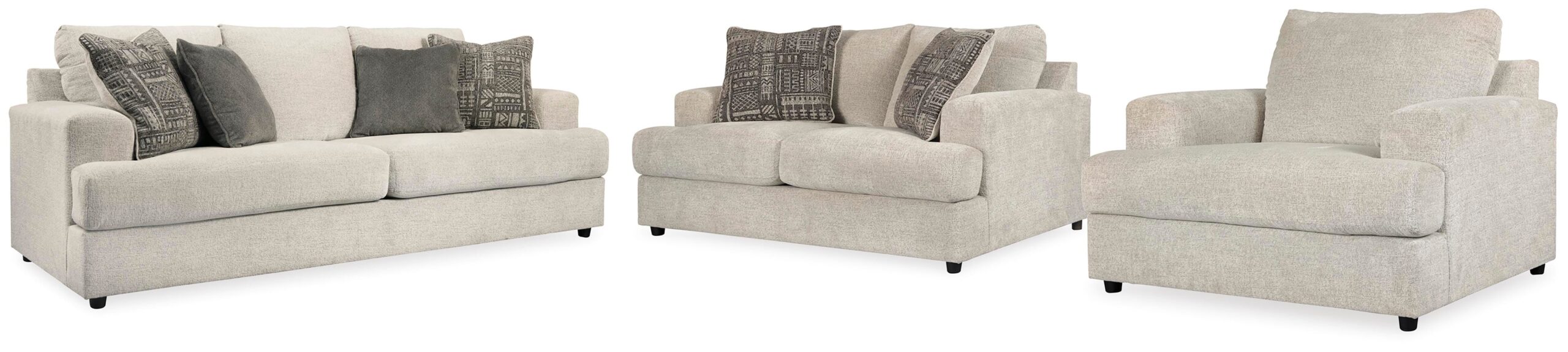 fd2eab63f263773d53a30277da932b59 Soletren Sofa, Loveseat and Oversized Chair - Image 1
