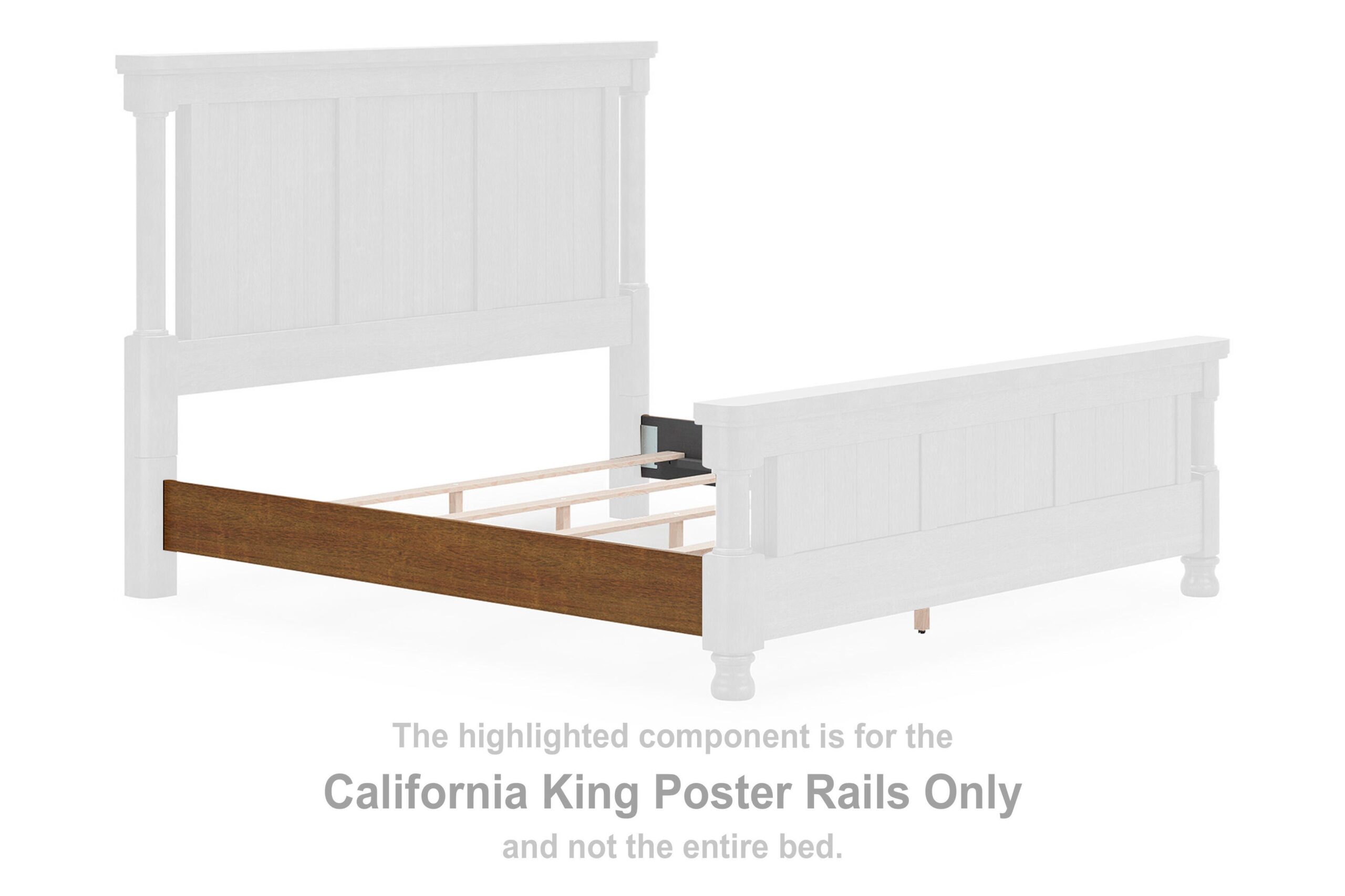 0c5258e1b56c35009acfae990dc77252 Rowlenstown California King Poster Rails - Image 1