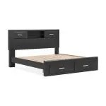 Stabotta King Bookcase Storage Bed - Image 3