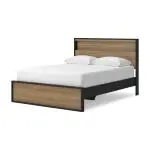 Kozmour Queen Bookcase Complete Bed Frame - Image 5