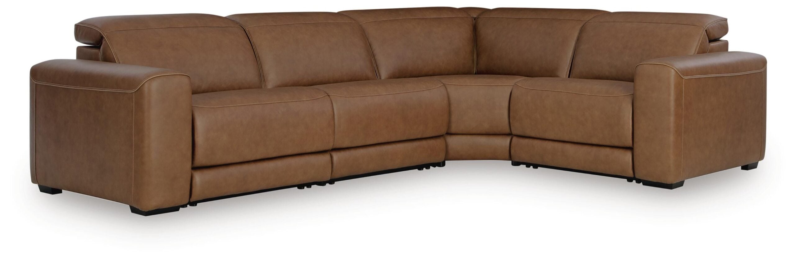 2297e37ac38697fab093f1a0e91faaa0 Magic Man 4-Piece Power Reclining Sectional - Image 1