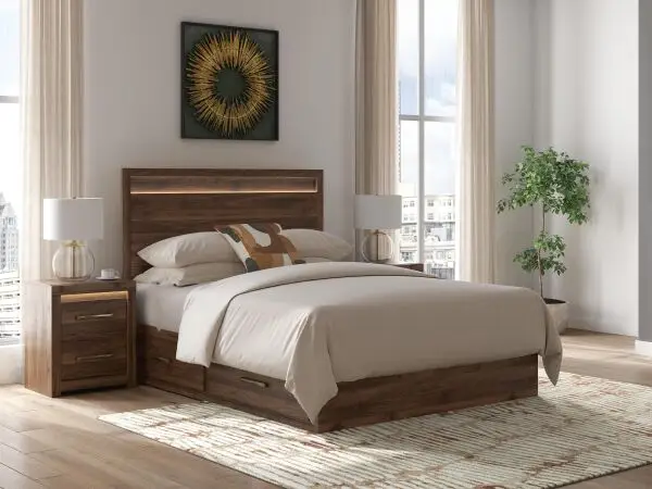 Janfyn Queen Panel Bed with 2 Sided Storage - Image 2