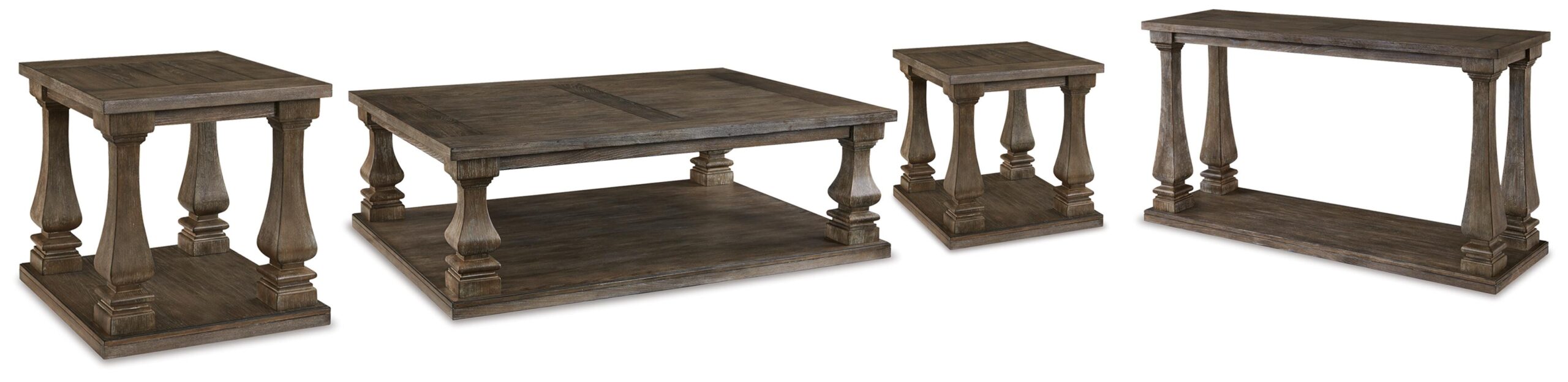 34016d4d2b820a476ea6c0cbcdff5e76 Johnelle Coffee Table, 2 End Tables and Sofa Table - Image 1