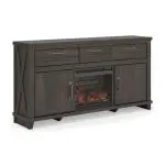 Brazen Valley 71" TV Stand with Electric Fireplace - Image 2