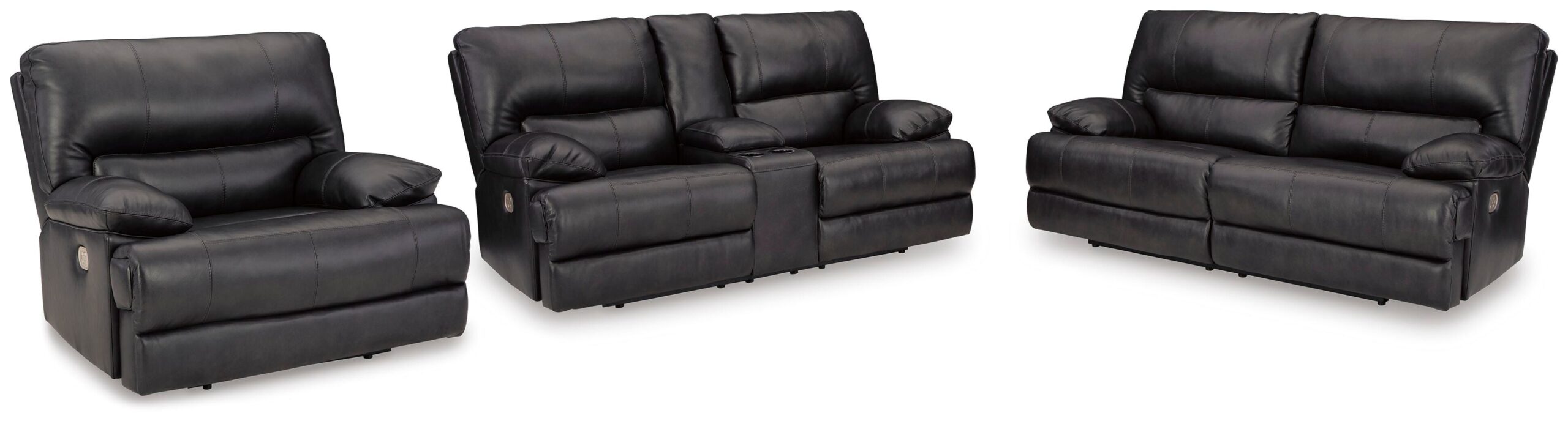 4dd97dd4f779b20ed2ade4f33e5e97d5 Mountainous Power Reclining Sofa, Loveseat and Recliner - Image 1