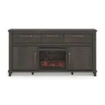 Brazen Valley 71" TV Stand with Electric Fireplace
