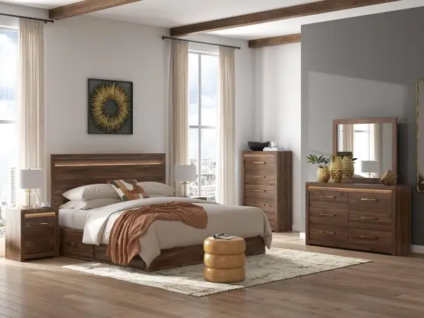Janfyn King Panel Bed with 2 Sided Storage - Image 12