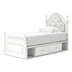Kozlani Twin Upholstered Panel Bed with Storage - Image 4