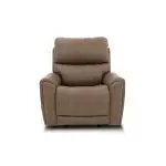 Carter Fabric Power Rocking Recliner with Power Headrest, Lumbar, Heat & Massage