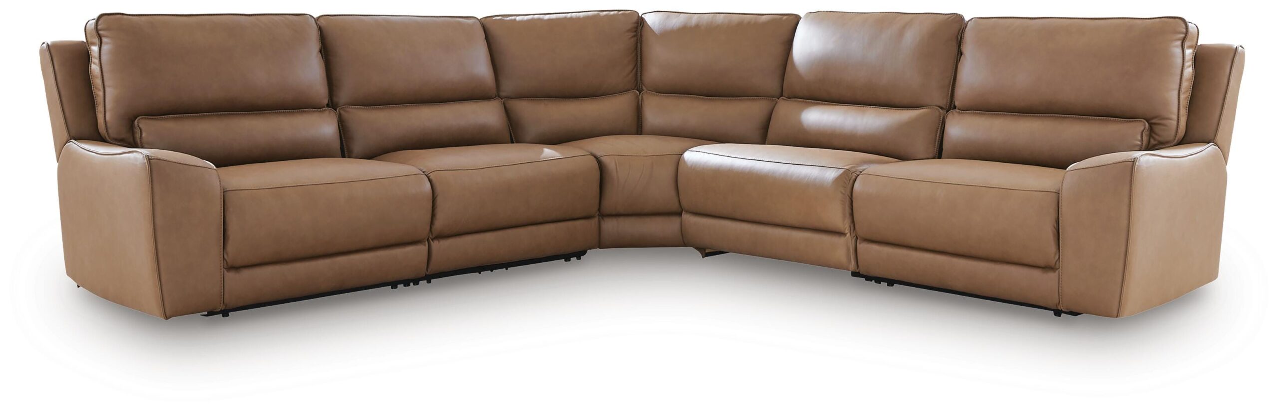 e1ce047fdcca00ec2c476bf54aa165e0 DeepWakes 5-Piece Power Reclining Sectional - Image 1