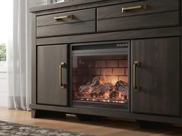 Brazen Valley 60" TV Stand with Electric Fireplace - Image 6