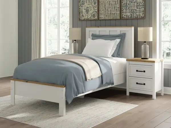 Kerisden Twin Panel Complete Bed Frame - Image 3