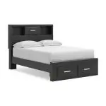 Stabotta Full Bookcase Storage Bed